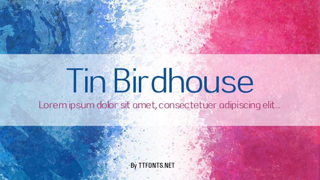 Tin Birdhouse example