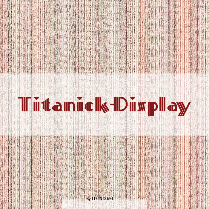 Titanick-Display example