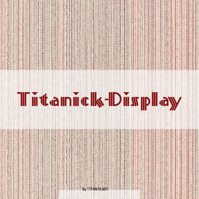 Titanick-Display example