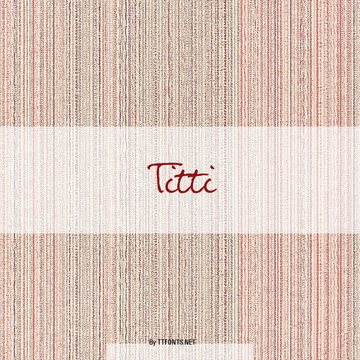 Titti example