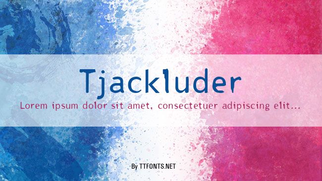 Tjackluder example