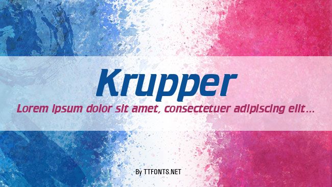Krupper example