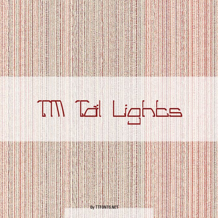 TM Tail Lights example