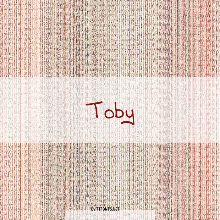 Toby example