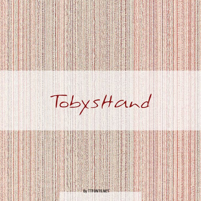 TobysHand example