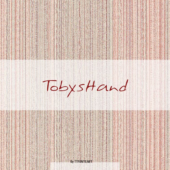 TobysHand example