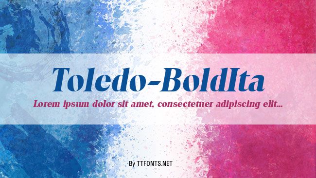 Toledo-BoldIta example