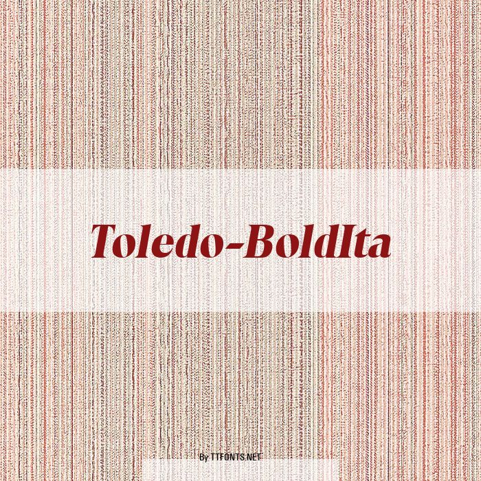 Toledo-BoldIta example