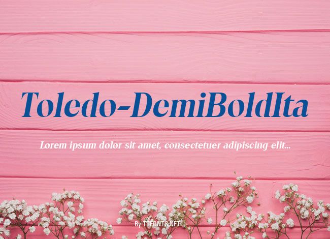 Toledo-DemiBoldIta example