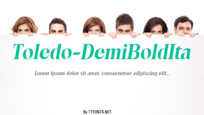 Toledo-DemiBoldIta example