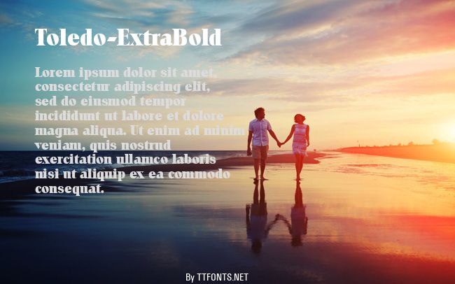 Toledo-ExtraBold example