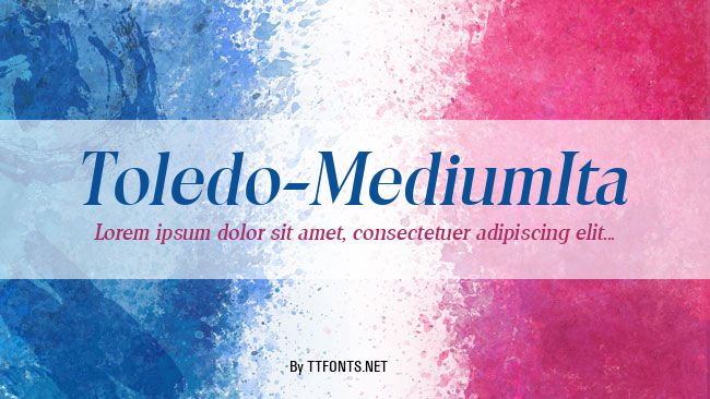 Toledo-MediumIta example