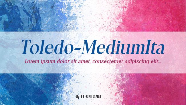 Toledo-MediumIta example