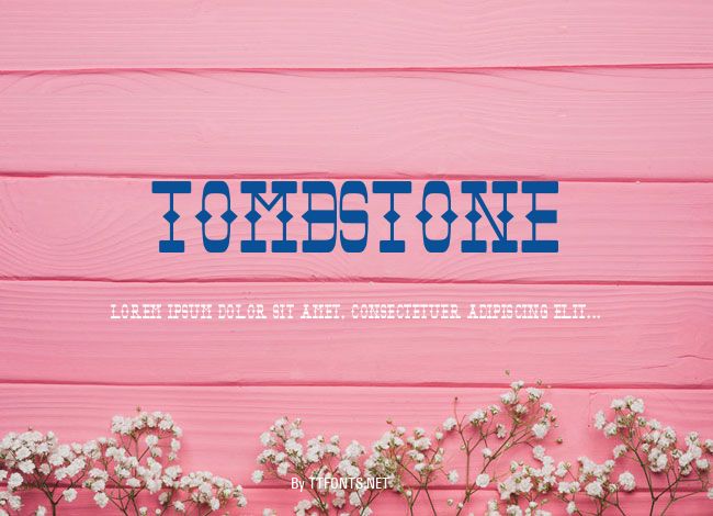 Tombstone example