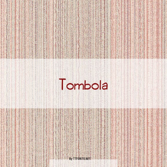 Tombola example