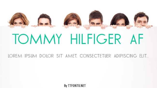TOMMY HILFIGER AF example
