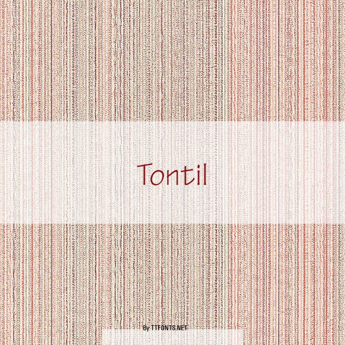 Tontil example