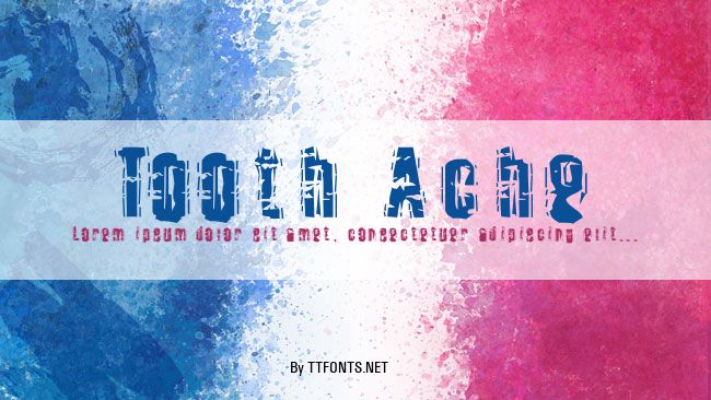 Tooth Ache example