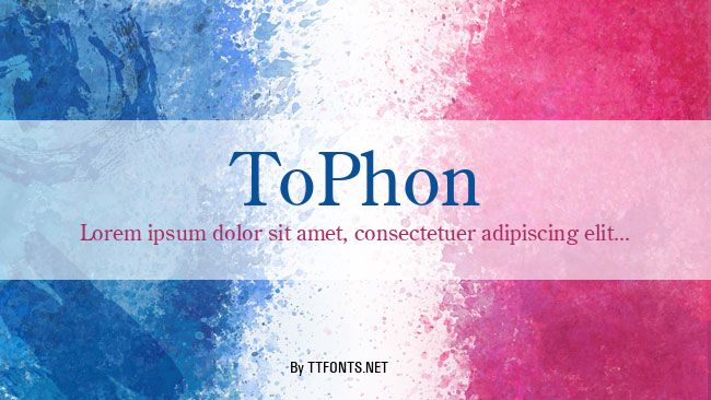 ToPhon example