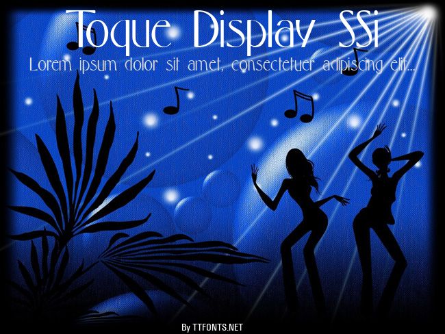 Toque Display SSi example