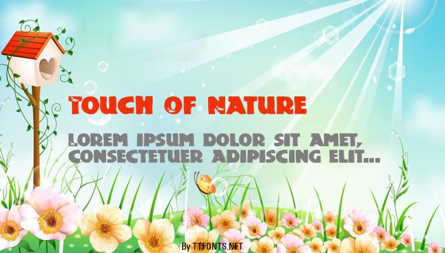 Touch Of Nature example
