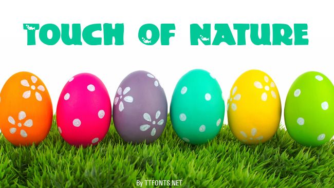 Touch Of Nature example