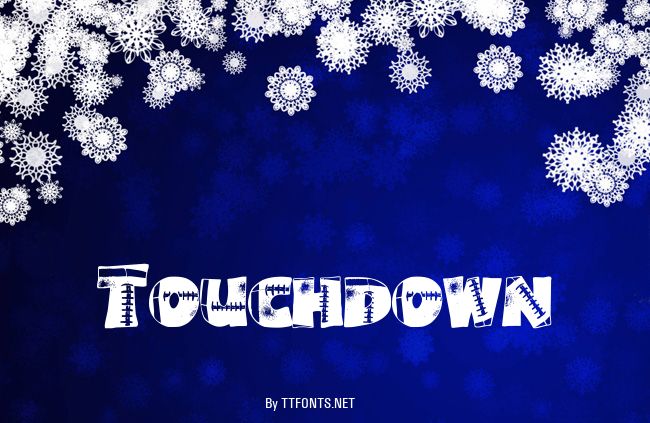 Touchdown example