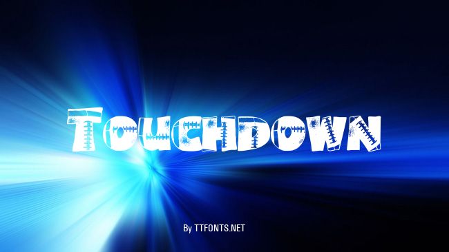 Touchdown example