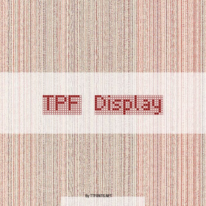 TPF Display example