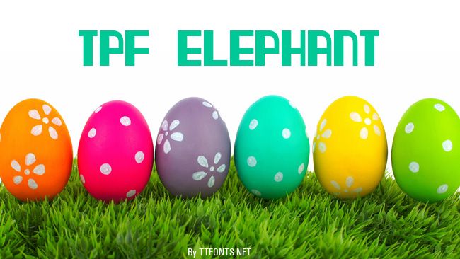 TPF Elephant example