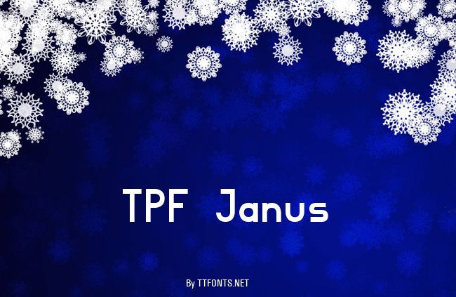 TPF Janus example