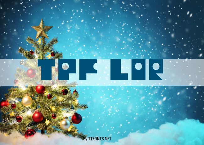 TPF Lor example