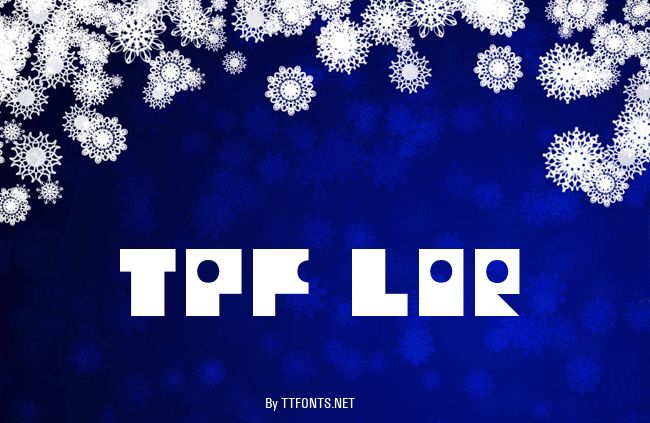 TPF Lor example