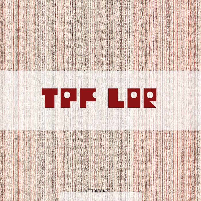 TPF Lor example