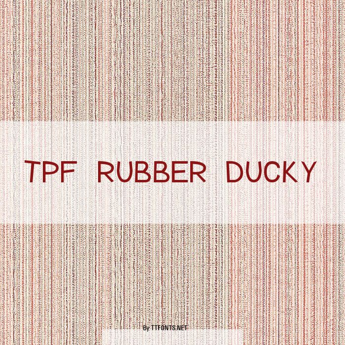 TPF Rubber Ducky example