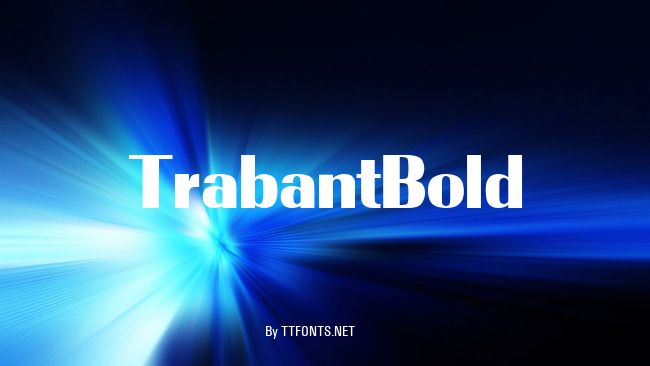 TrabantBold example