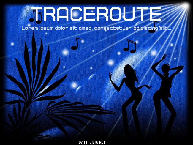 TRACEROUTE example