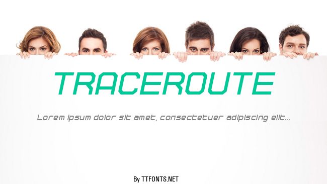 TRACEROUTE example