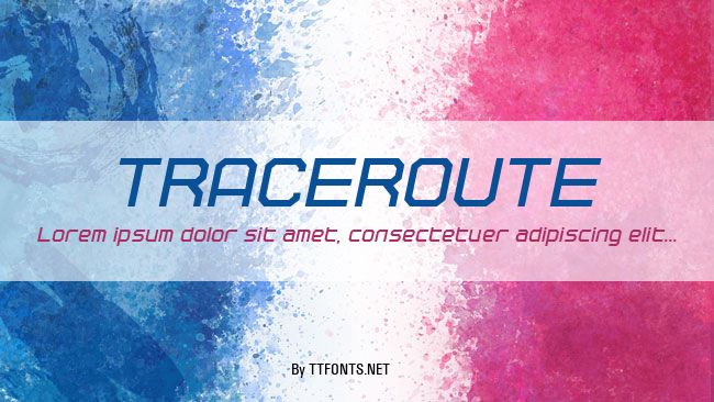 TRACEROUTE example