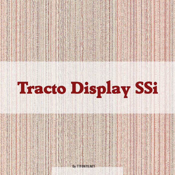 Tracto Display SSi example