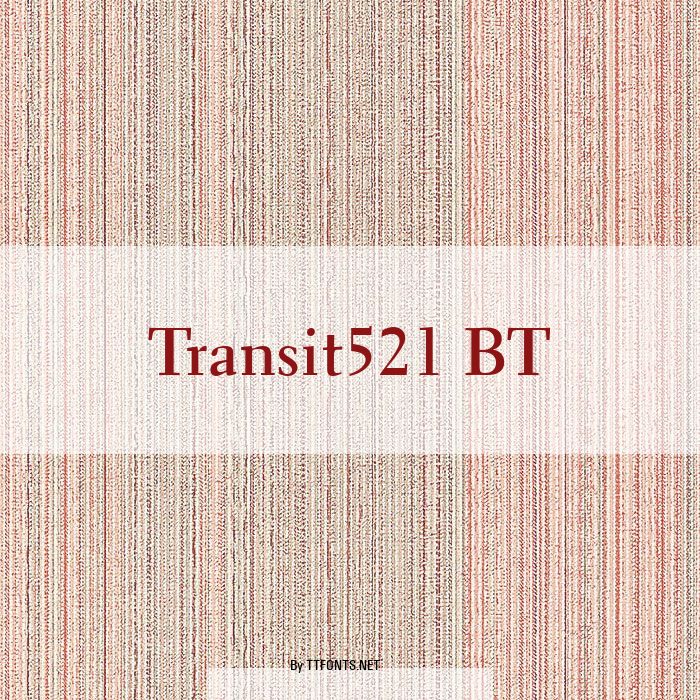 Transit521 BT example