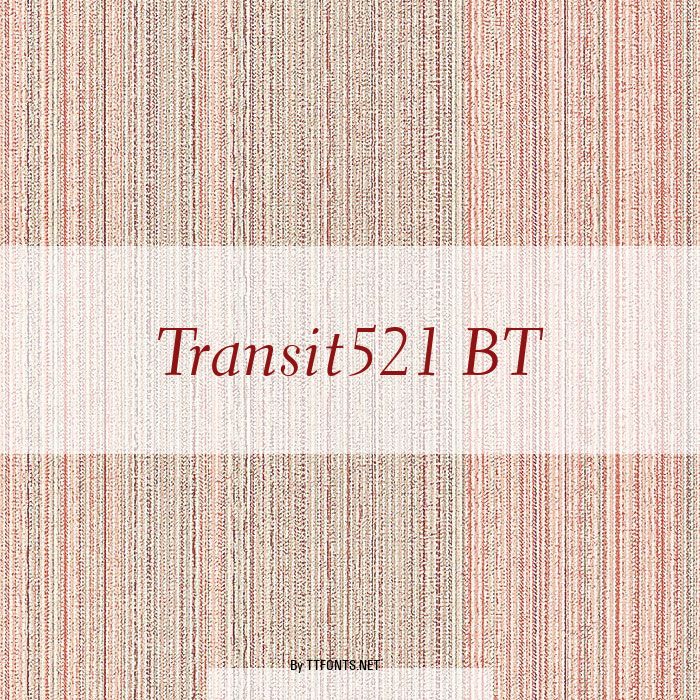 Transit521 BT example