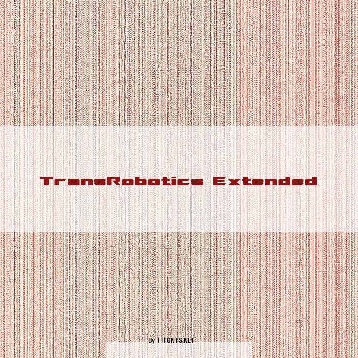 TransRobotics Extended example