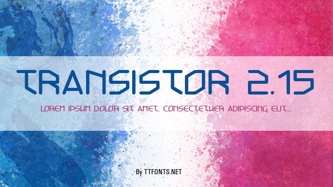 Transistor 2.15 example