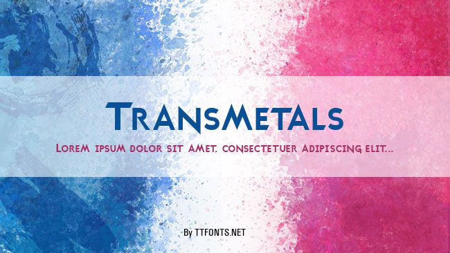 Transmetals example