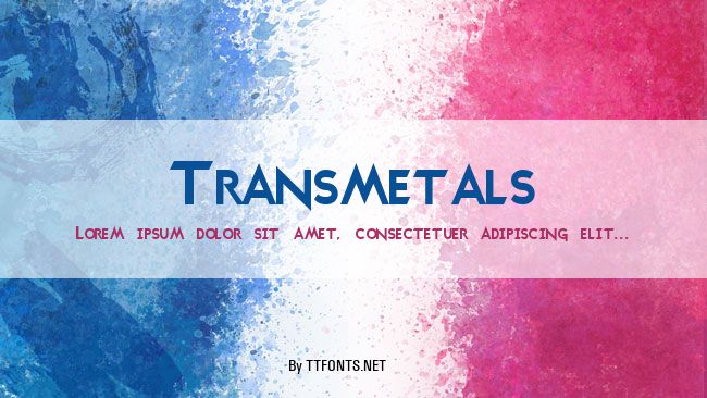 Transmetals example