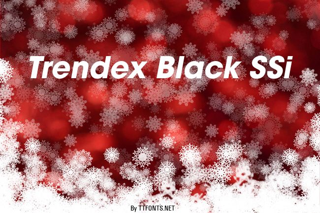 Trendex Black SSi example