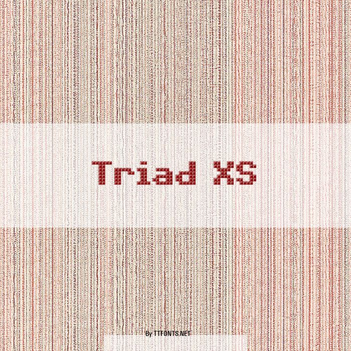 Triad XS example