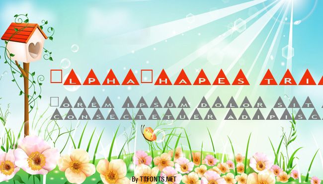 AlphaShapes triangles example