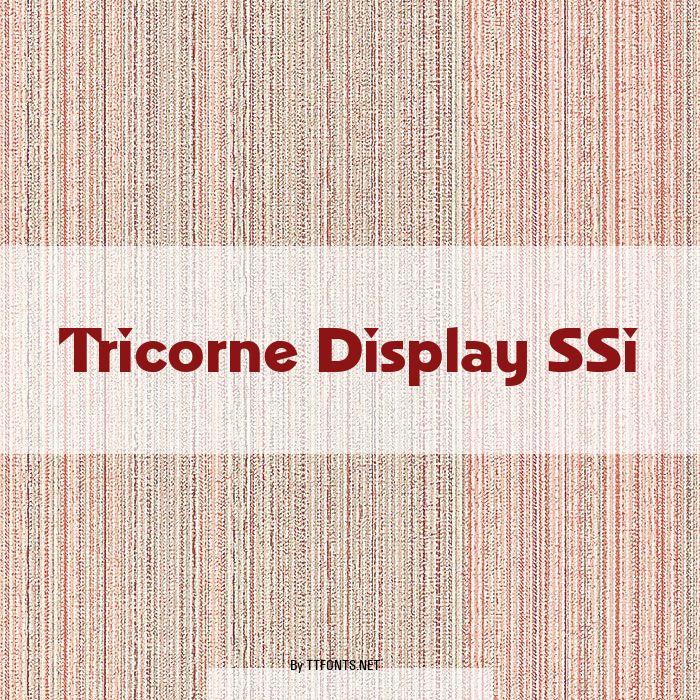 Tricorne Display SSi example